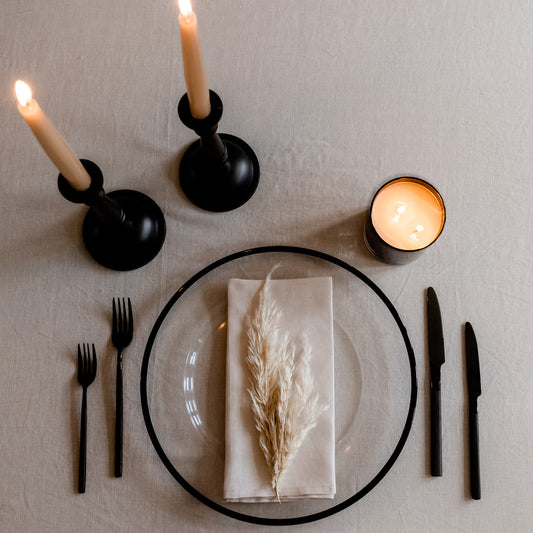 BLACK CUTLERY